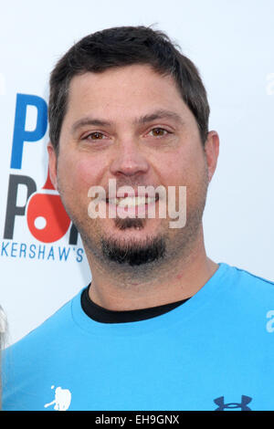 Clayton Kershaw ospita il Ping Pong 4 fine evento di beneficenza al Dodger Stadium il 4 settembre 2014 a Los Angeles, CA dotata di: Josh Beckett dove: Los Angeles, California, Stati Uniti quando: 05 Set 2014 Foto Stock