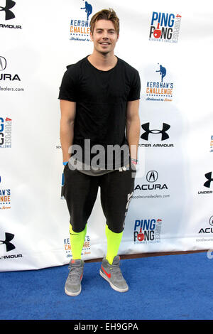 Clayton Kershaw ospita il Ping Pong 4 fine evento di beneficenza al Dodger Stadium il 4 settembre 2014 a Los Angeles, CA dotata di: Josh Henderson dove: Los Angeles, California, Stati Uniti quando: 05 Set 2014 Foto Stock