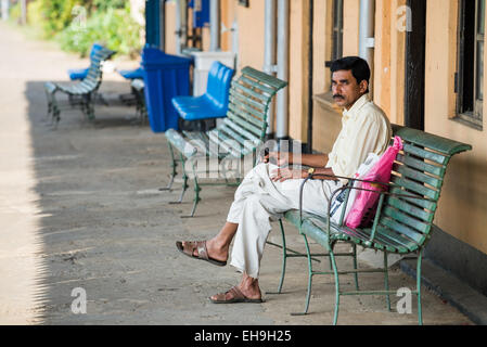 Rambukkana stazione ferroviaria, Sri Lanka, Asia Foto Stock