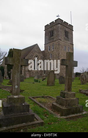 Aylesford chiesa in Kent Foto Stock