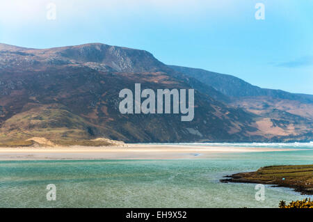 Marghera spiaggia vicino a Ardara, County Donegal, Irlanda Foto Stock