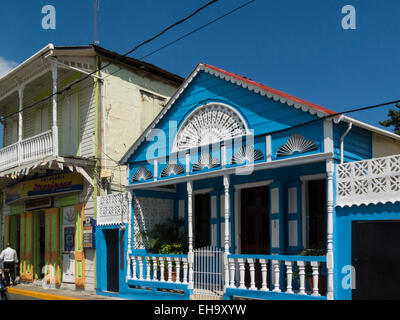 Casa de Dona Carmen de Franco in stile coloniale edifici Puerto Plata Repubblica Dominicana Foto Stock