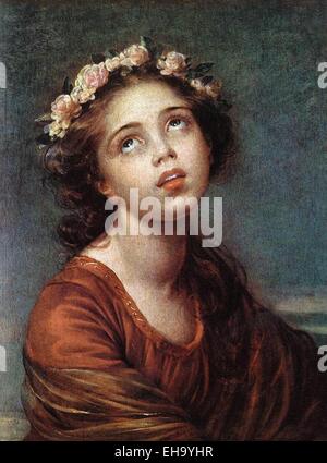 Elisabeth Louise Vigee-Le Brun la figlia il ritratto Foto Stock