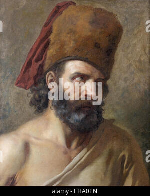 Anne-Louis Girodet de Roussy-Trioson Ritratto di un uomo barbuto Foto Stock