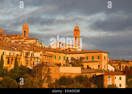 Montalcino. Località: Montalcino (SI), Italia. Foto Stock