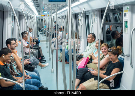 La metropolitana della città di Panama Panama Foto Stock