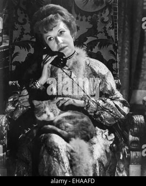 Lotte Lenya, sul set del film "La primavera romana della signora Stone', 1961 Foto Stock