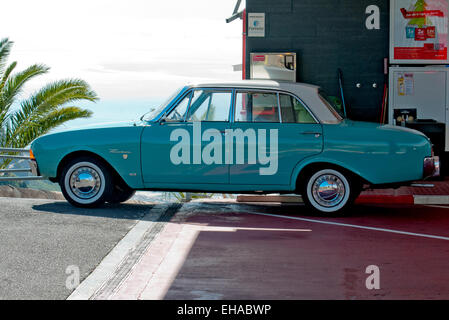 Auto Ford Taunus 17M P3, ' vasca da bagno ', blu, modello anno 1960-1964 Foto Stock