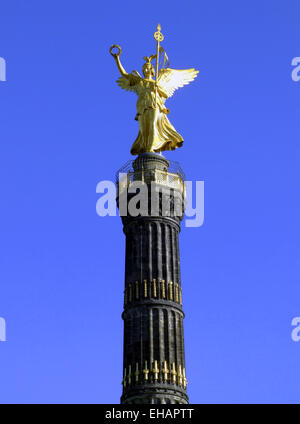 Berlin Siegessäule / Colonna della Vittoria Foto Stock