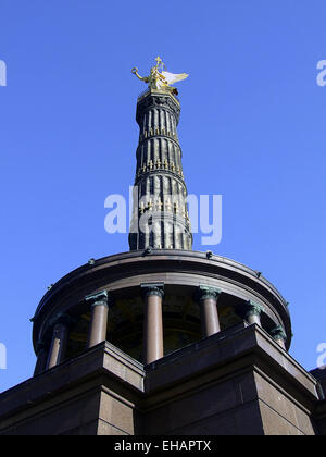Berlin Siegessäule / Colonna della Vittoria Foto Stock