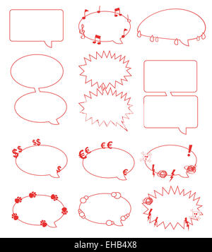 Un insieme di palloncini Foto Stock