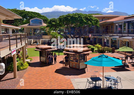 Il Whaler's Village in Ka'anapali, Maui, Hawaii, STATI UNITI D'AMERICA Foto Stock