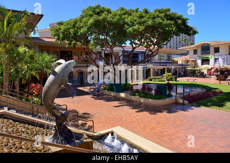 Il Whaler's Village in Ka'anapali, Maui, Hawaii, STATI UNITI D'AMERICA Foto Stock