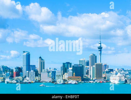 Auckland Nuova Zelanda Auckland Skyline Nuova Zelanda Isola del Nord Foto Stock