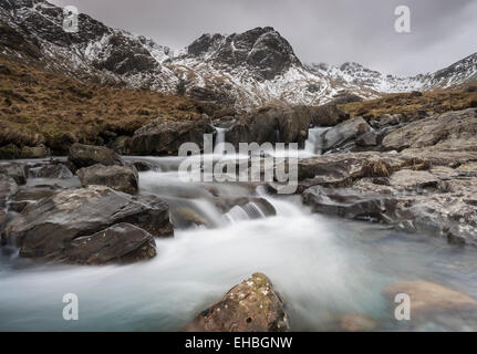 Deepdale Beck e Greenhow End, Deepdale, inglese parco Nazionale del Distretto dei Laghi Foto Stock