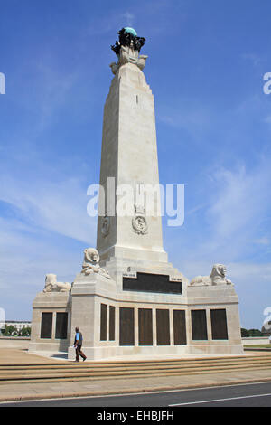 Royal Naval War Memorial sulla spianata a Southsea comune, Portsmouth, Hampshire, Regno Unito. Foto Stock