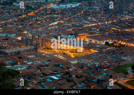 Plaza de Armas, Cusco, Provincia di Urubamba, Perù Foto Stock