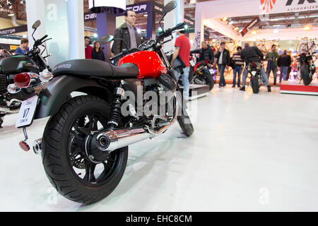 Istanbul, Turchia - 27 Febbraio 2015: motociclette sul display in Eurasia moto expo 2015, CNR Expo Foto Stock
