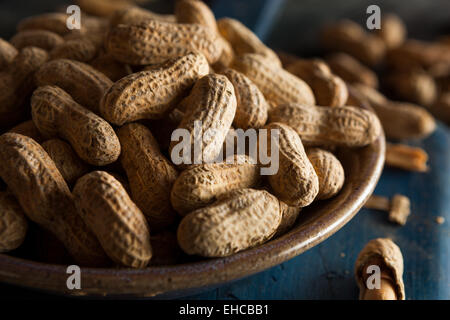 Salate tostate arachidi sgusciate pronto a mangiare Foto Stock