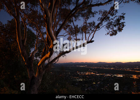 Tramonto di Tamworth Foto Stock