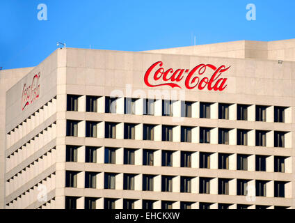 Sedi nel Mondo di Coca Cola, Atlanta, Georgia, Stati Uniti Foto Stock