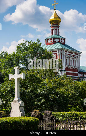 Il Convento Novodevichy, noto anche come monastero Bogoroditse-Smolensky, Mosca, Russia Foto Stock