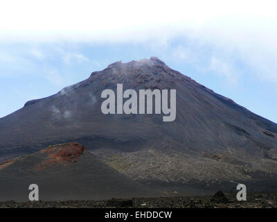 Cono del vulcano di Fogo, Capo Verde Foto Stock