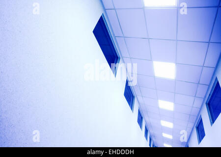 Pareti e soffitto in hall Foto Stock