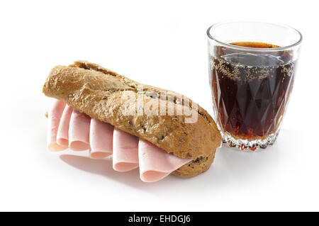 Sandwich con limonata Foto Stock