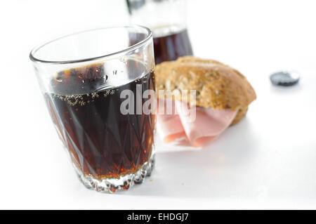 Sandwich con limonata Foto Stock