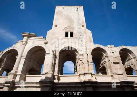 Les Arenes, Arles, la Camargue, la Provenza, Francia, Europa Foto Stock