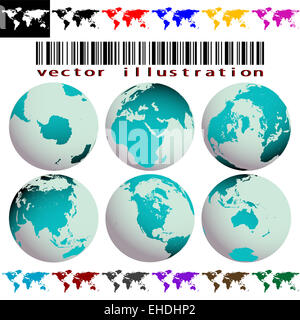 Carte geografiche e mappamondi; Foto Stock