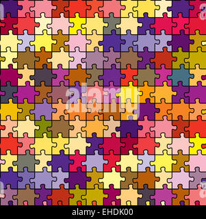 Seamless texture puzzle Foto Stock