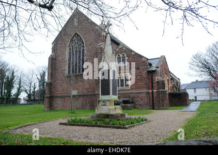 Porthcawl, Wales, Regno Unito. Xii Mar, 2015. Chiesa di tutti i Santi di Porthcawl, Wales, Regno Unito. Credito: Phil Rees/Alamy Live News Foto Stock