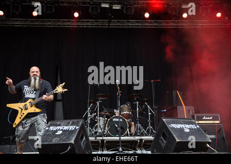 Viveiro, SPAGNA: Palanca performing live il primo giorno del Festival di risurrezione Fest in Viveiro, giovedì, lug. 31, 2014. Dotato di: Kirk Windstein dove: VIVEIRO, Spagna Quando: 31 Lug 2014 Foto Stock