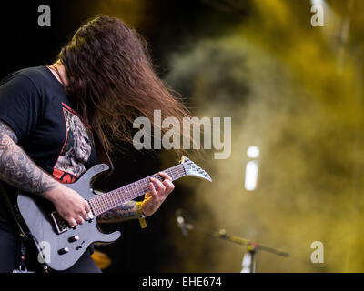 Viveiro, SPAGNA: Palanca performing live il primo giorno del Festival di risurrezione Fest in Viveiro, giovedì, lug. 31, 2014. Dotato di: Matt Brunson dove: VIVEIRO, Spagna Quando: 31 Lug 2014 Foto Stock