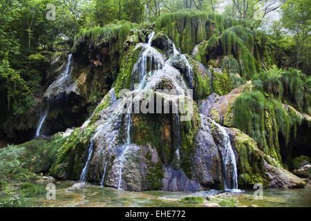 Baume-les-Messieurs, Franche-Comté, Francia Foto Stock