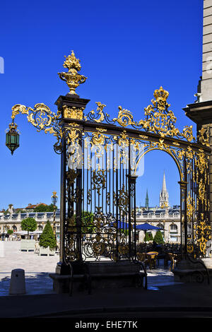 Place Stanislas di Nancy, Lothringen, Francia Foto Stock