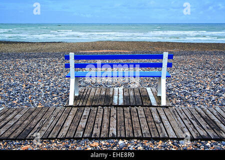 Criel-Plage, Normandie, Francia Foto Stock