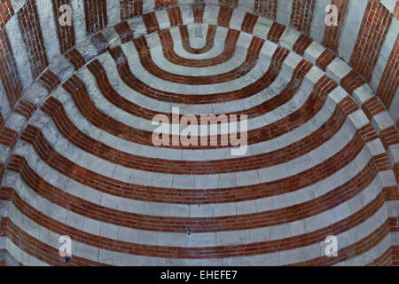 Chiesa dell'abbazia, l'Albugnano, Piemonte, Italia Foto Stock