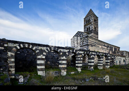 Basilica romana, Codrongianus, Sardegna, Italia Foto Stock