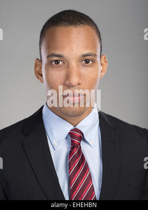 Ritratto di un giovane imprenditore Foto Stock