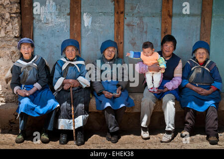 Lijiang, Shuhe antica città Foto Stock