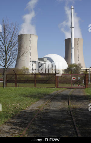 Impianto nucleare Foto Stock