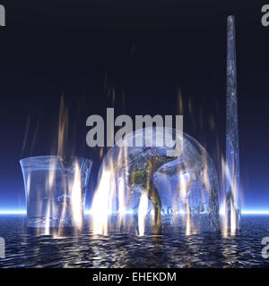 Meltdown nucleare Foto Stock