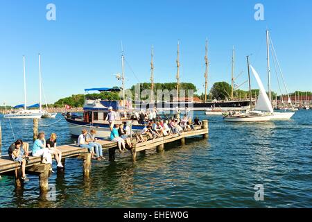 Porto di Travemünde Germania Foto Stock