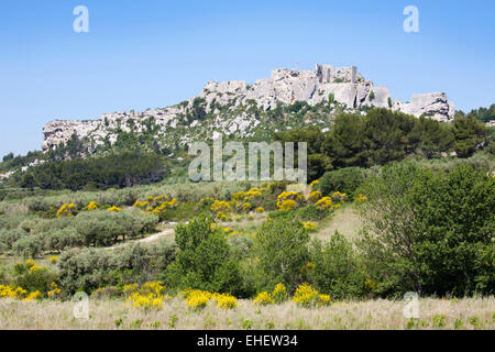 Les Baux de Provence, villaggio les Alpilles area, provence, Francia Foto Stock