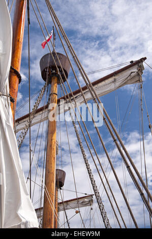 Cog incontro a Kiel, Germania, Pentecoste 2011 Foto Stock