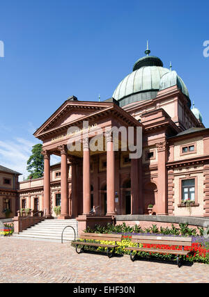 Das Bade- und Theraphiehaus im Bad Homburger Kurpark wurde 1887-90 Fürstenbad als nach Plänen von Louis Jacobs erbaut. Vor dem G Foto Stock