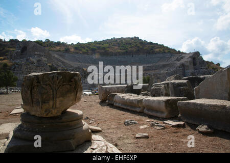 Il Grande Teatro Efeso Turchia Foto Stock